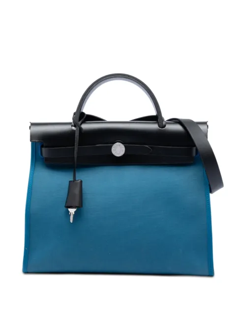 Hermès Pre-Owned 2017 Toile Herbag Zip 31 satchel