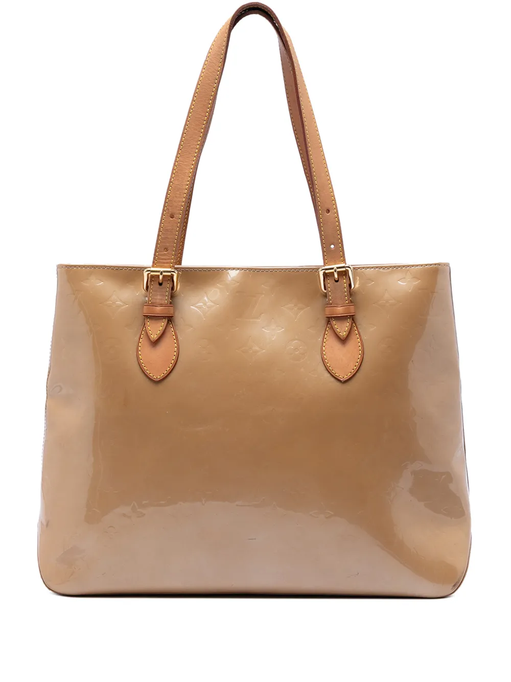 Louis Vuitton Pre-Owned Borsa tote Brentwood in pelle Vernis con monogramma 2006 - Marrone