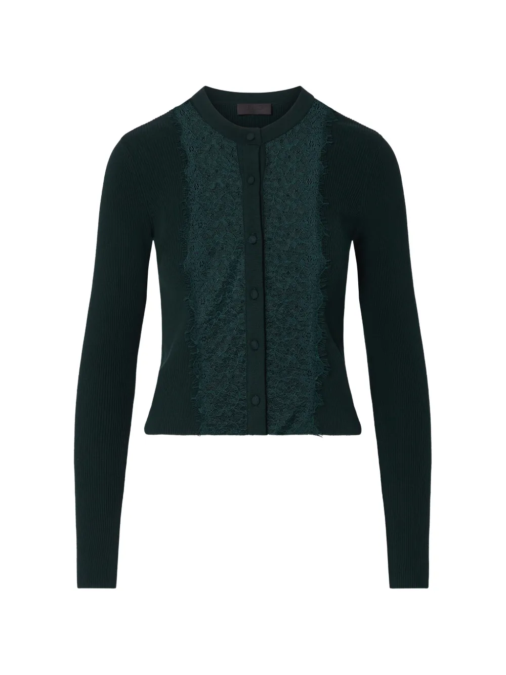 LIU JO cardigan with lace insert - Verde