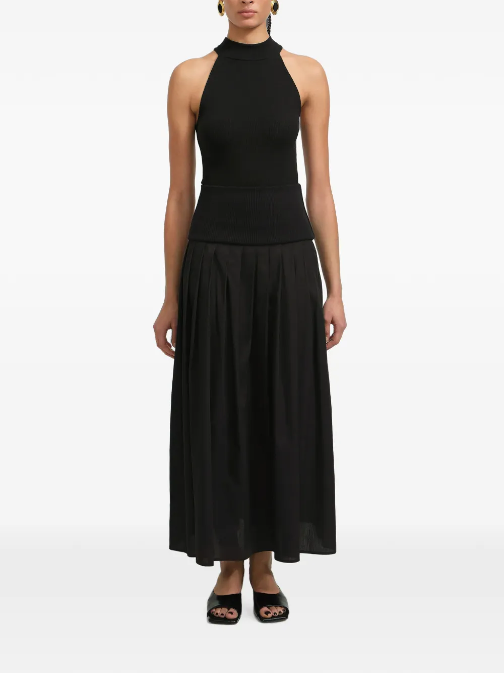 Marcella Kenmare maxi-rok Zwart