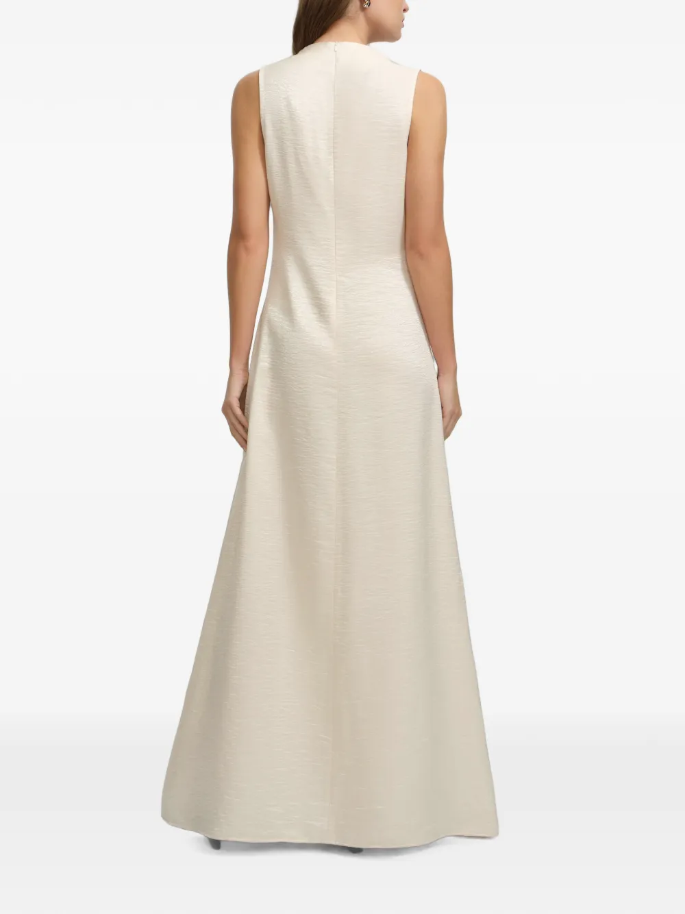 Marcella Senna maxi-dress Beige