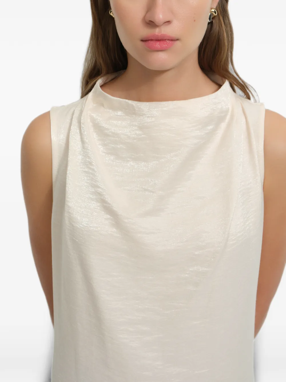Marcella Senna maxi-dress Beige