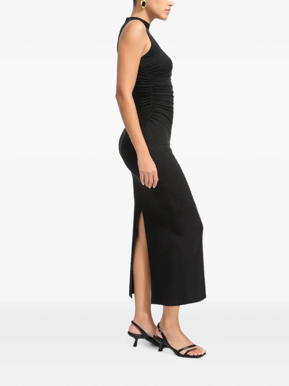 Marcella Astin maxi-dress Zwart