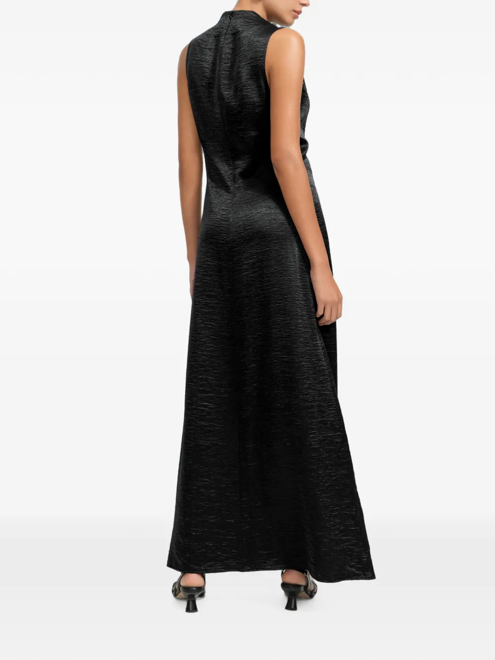 Marcella Senna maxi-dress Zwart