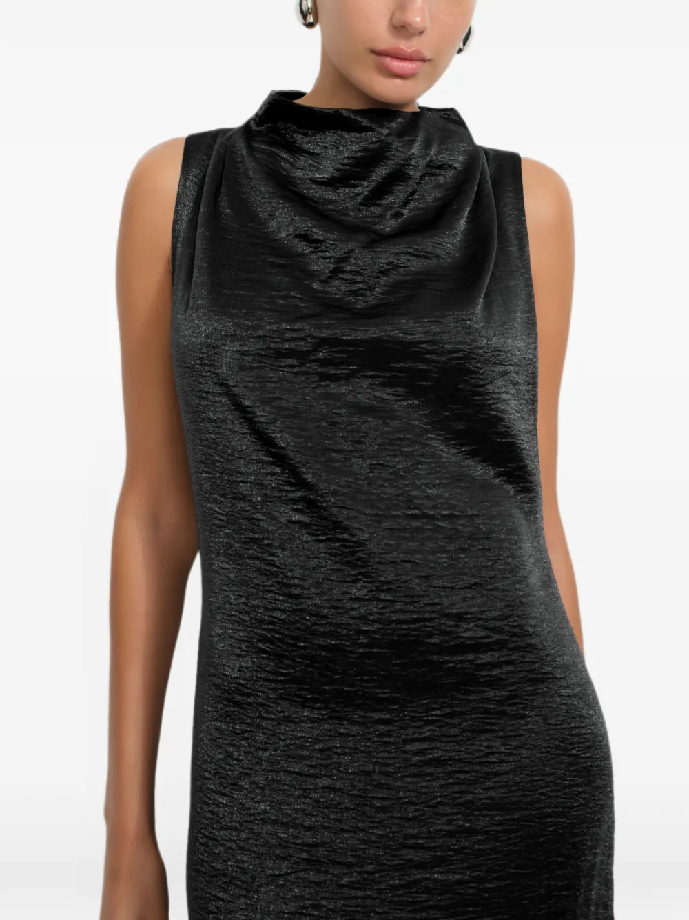 Marcella Senna maxi-dress Zwart