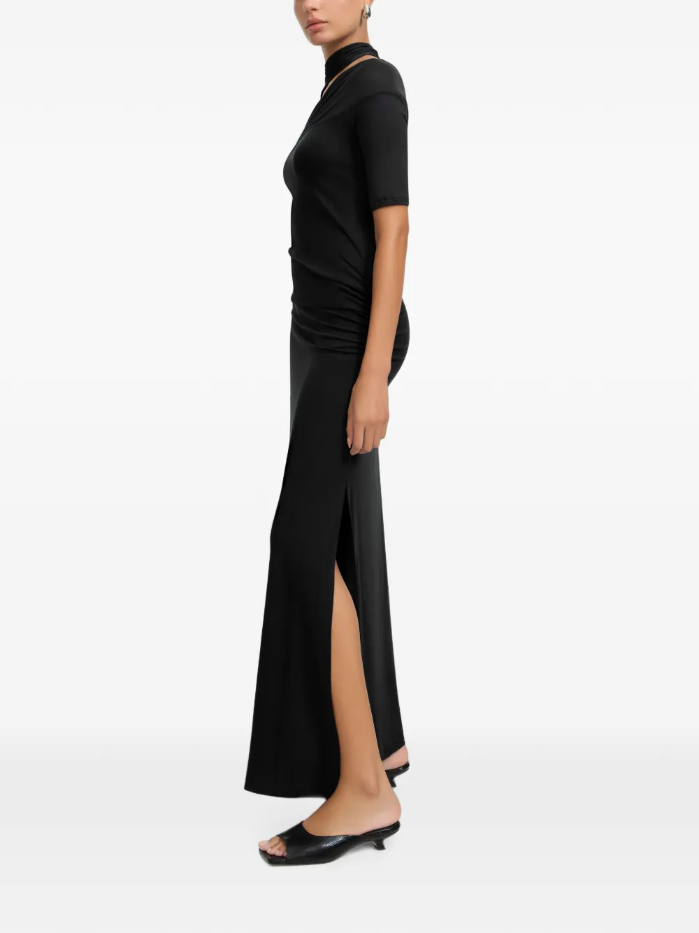 Marcella Zola maxi-dress Zwart