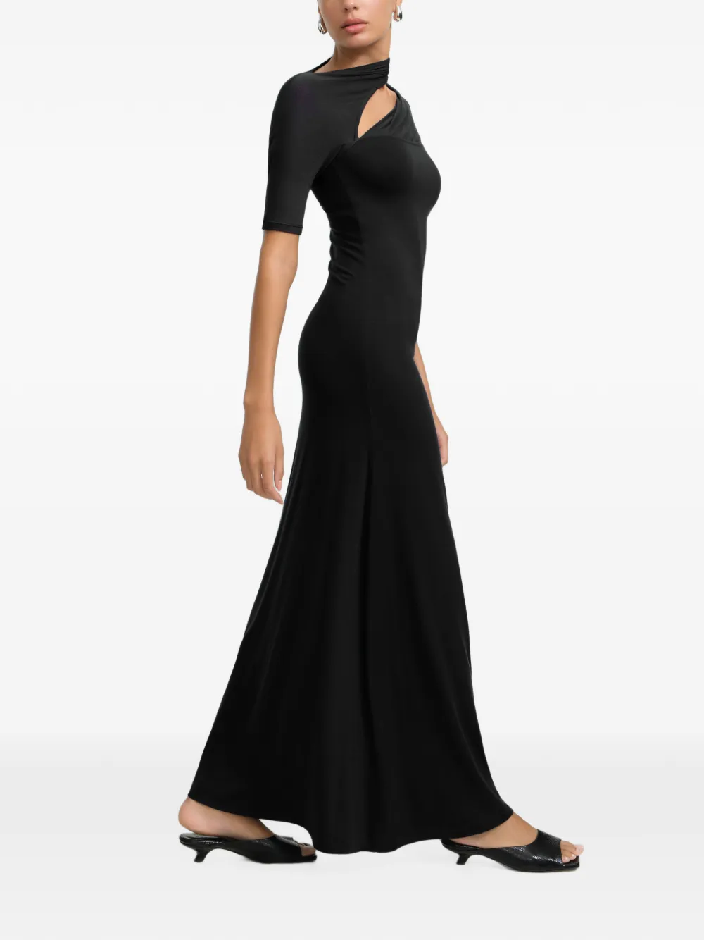 Marcella Zola maxi-dress Zwart