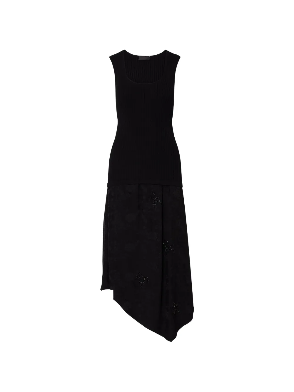 LIU JO dress with jewel embroidery - Nero