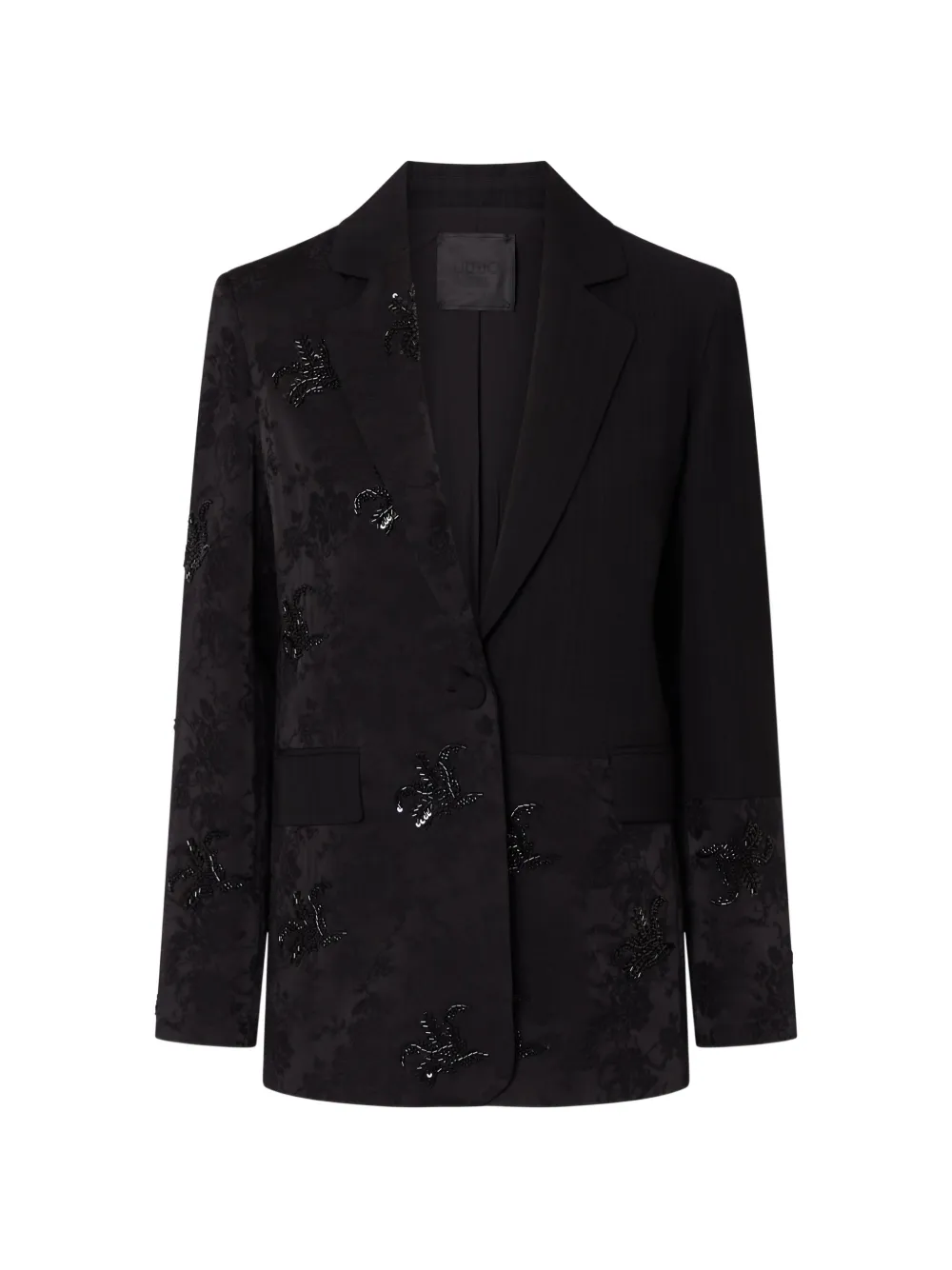 LIU JO jacket with jewel embroidery - Nero