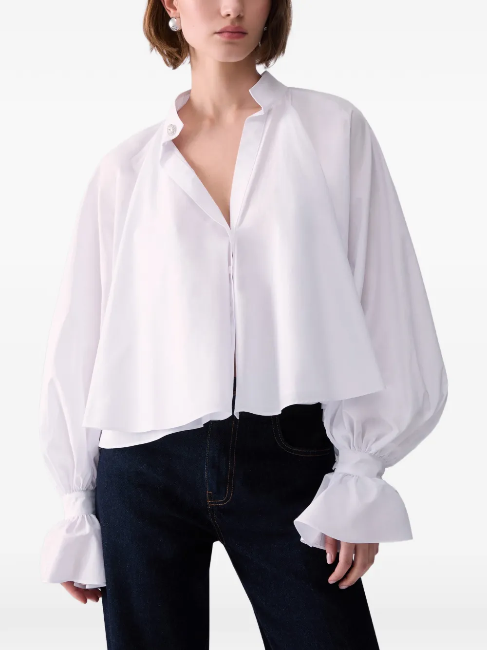 LIU JO Popeline blouse Wit