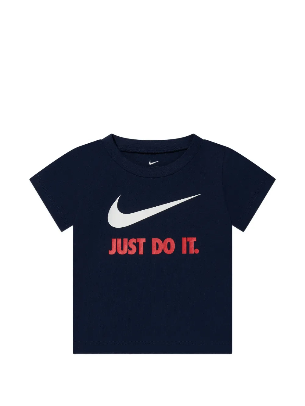 Nike Kids logo-print T-shirt - Blau