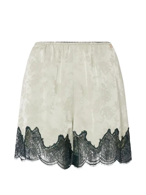 LIU JO shorts en jacquard con detalles de encaje