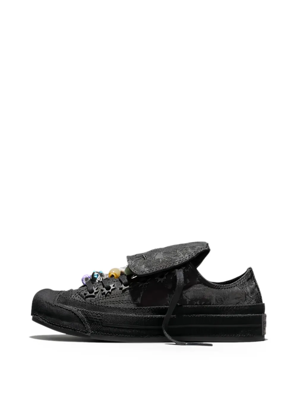 Converse X Collina Strada Chuck 70 Charm-embellished Sneakers In Black