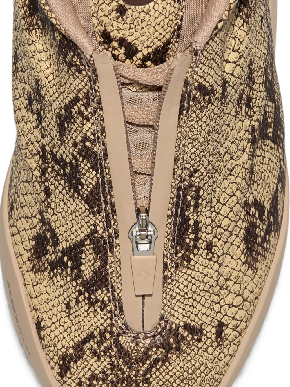 Converse Shai 001 Premium snakeskin-effect sneakers Beige