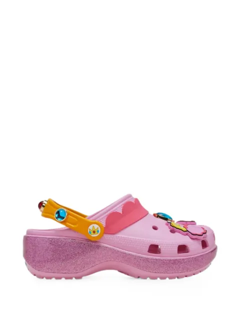 Crocs x Super Mario Princess Peach platform clogs