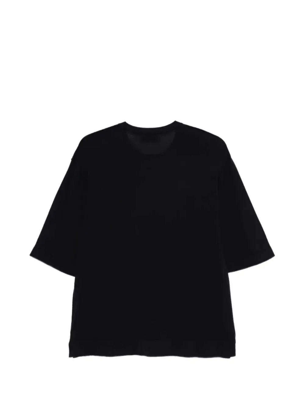 Officine Generale T-shirt met ronde hals Zwart