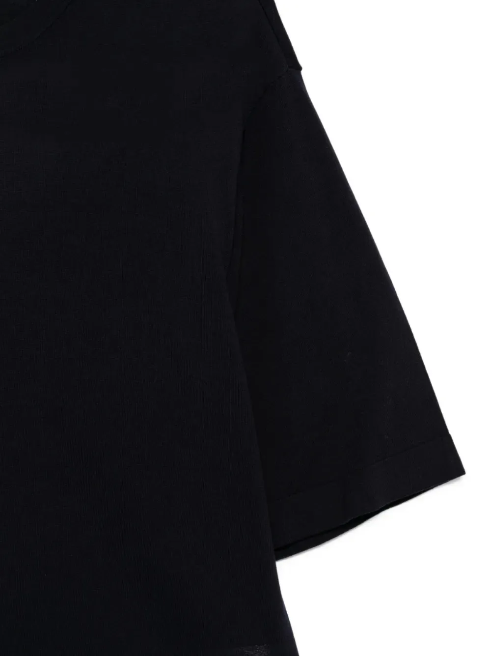 Officine Generale T-shirt met ronde hals Zwart