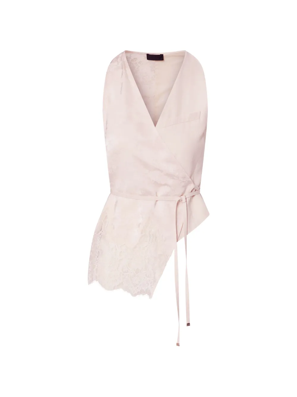 LIU JO jacquard top with lace details - Toni neutri