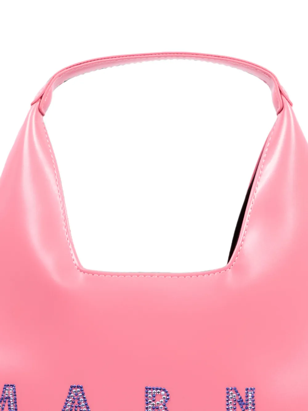 Marni Kids Shopper verfraaid met kristallen Roze