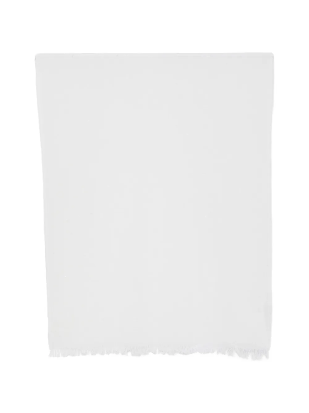 Fabiana Filippi sequin-embellished frayed scarf - Bianco