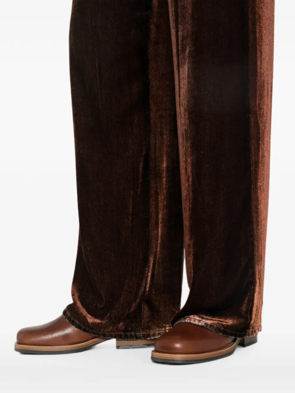 Pierre-Louis Mascia Kandox straight broek Bruin