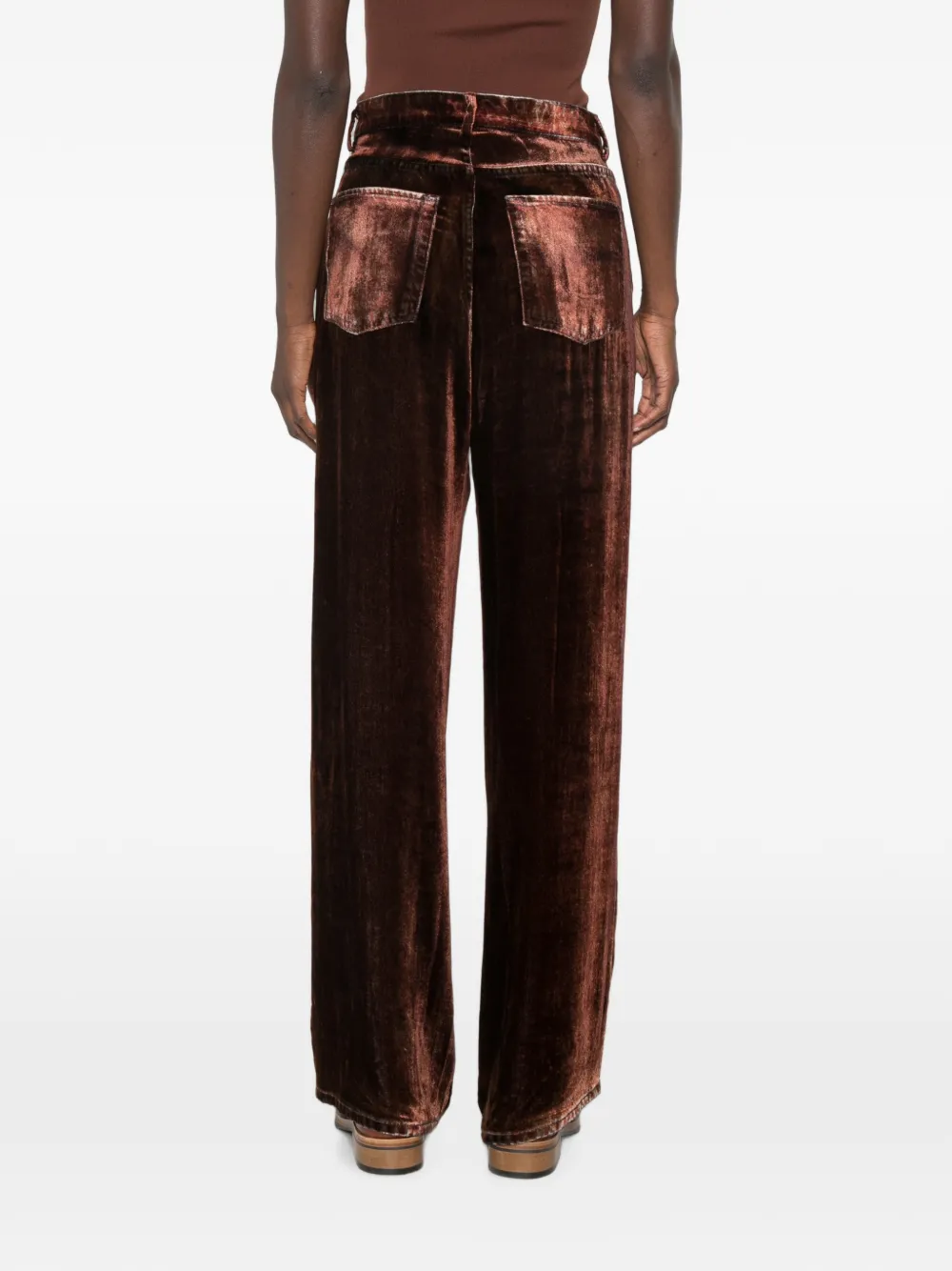 Pierre-Louis Mascia Kandox straight broek Bruin