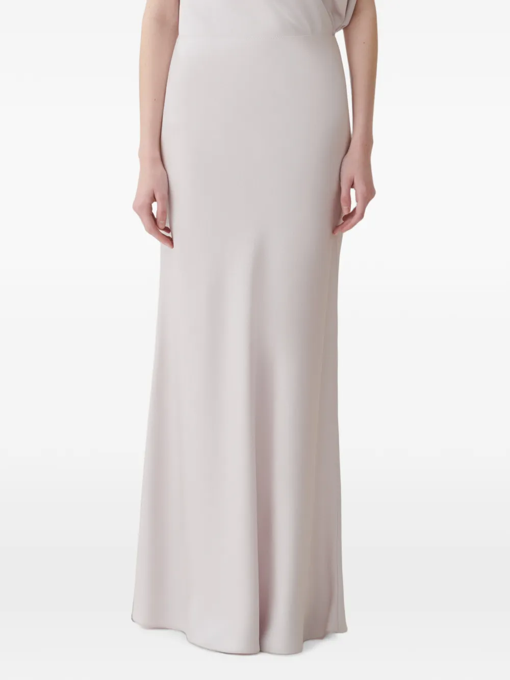 Fabiana Filippi Maxi-rok met satijnen afwerking Grijs