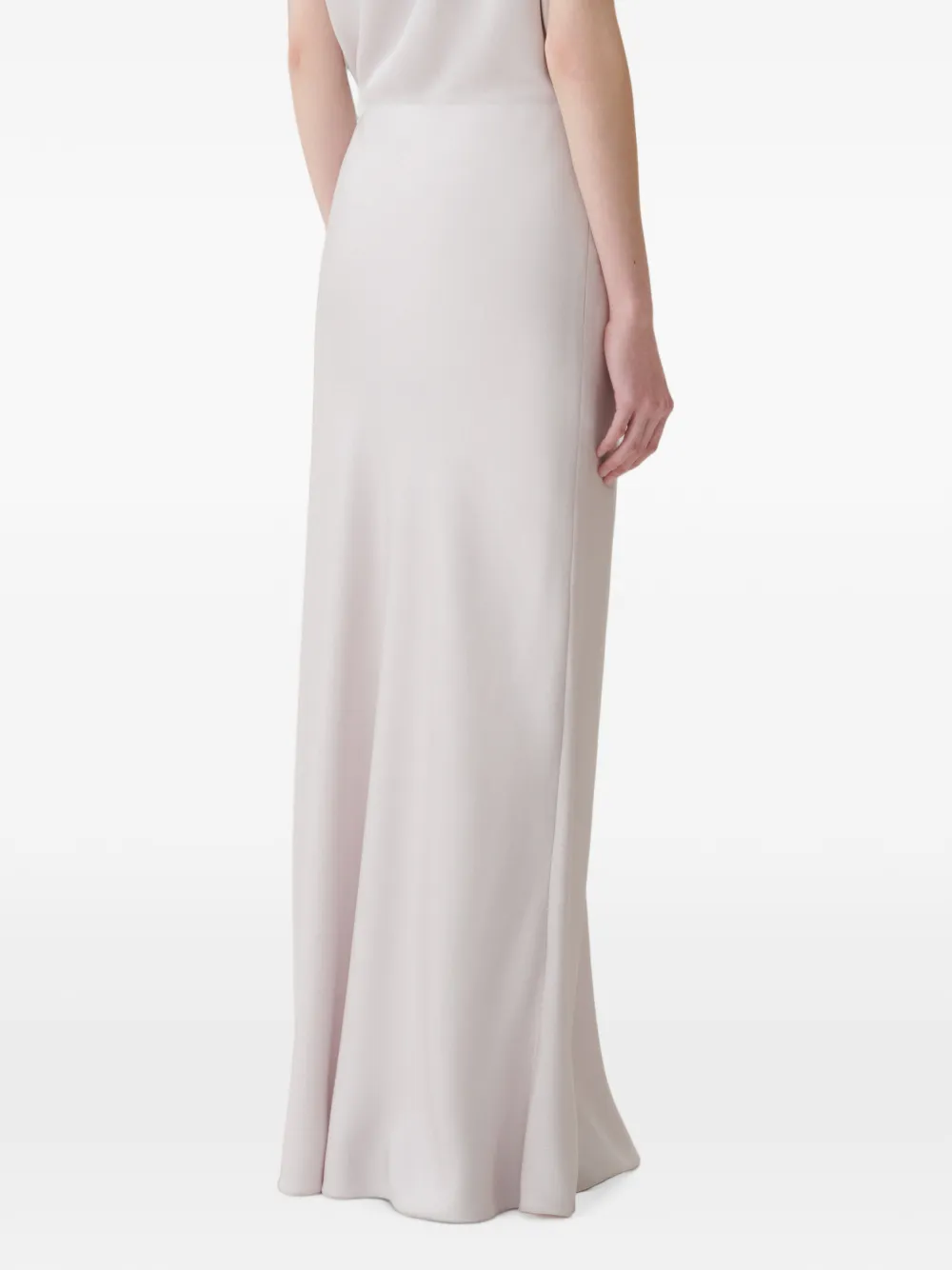 Fabiana Filippi Maxi-rok met satijnen afwerking Grijs
