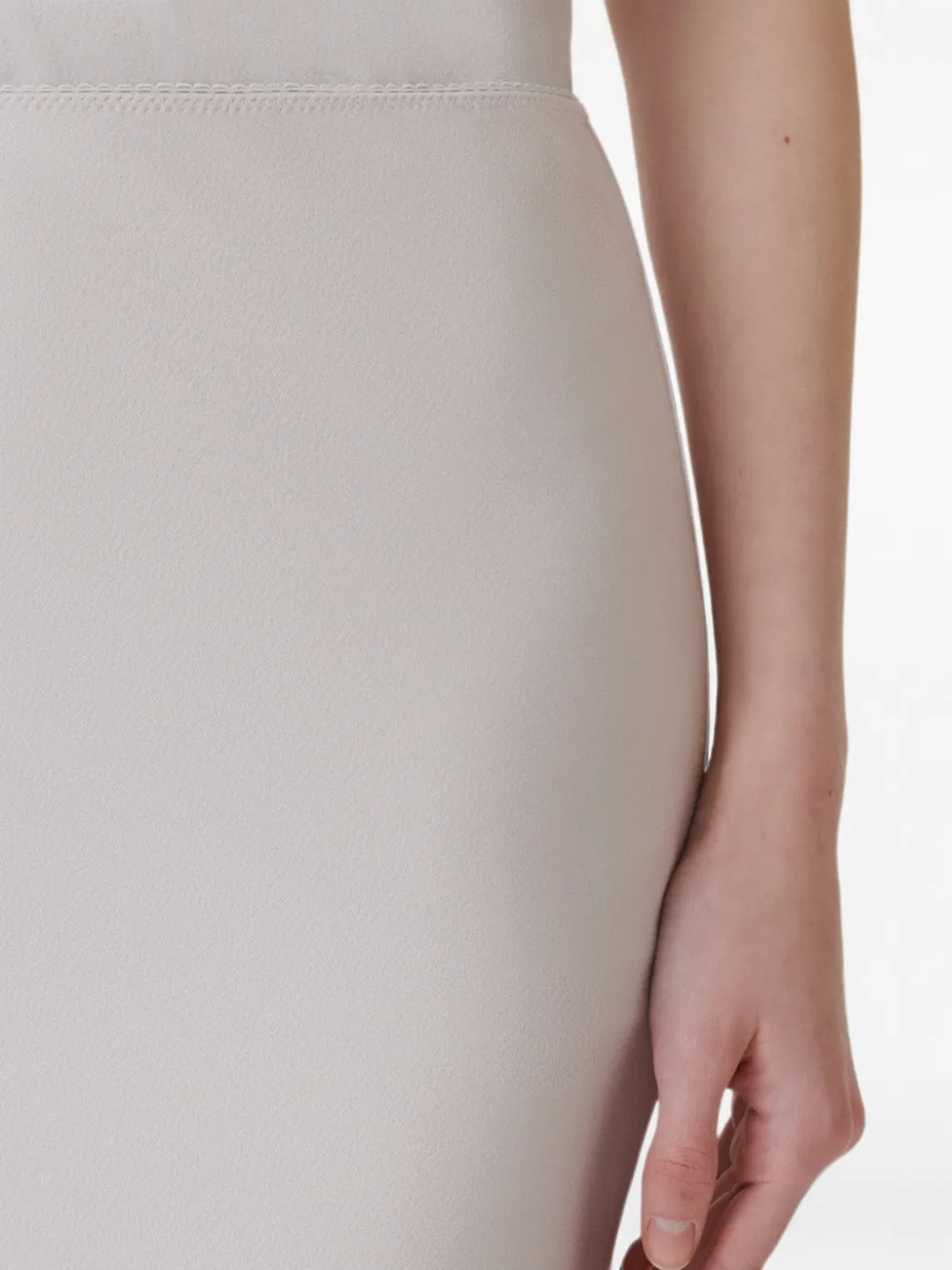 Fabiana Filippi Maxi-rok met satijnen afwerking Grijs