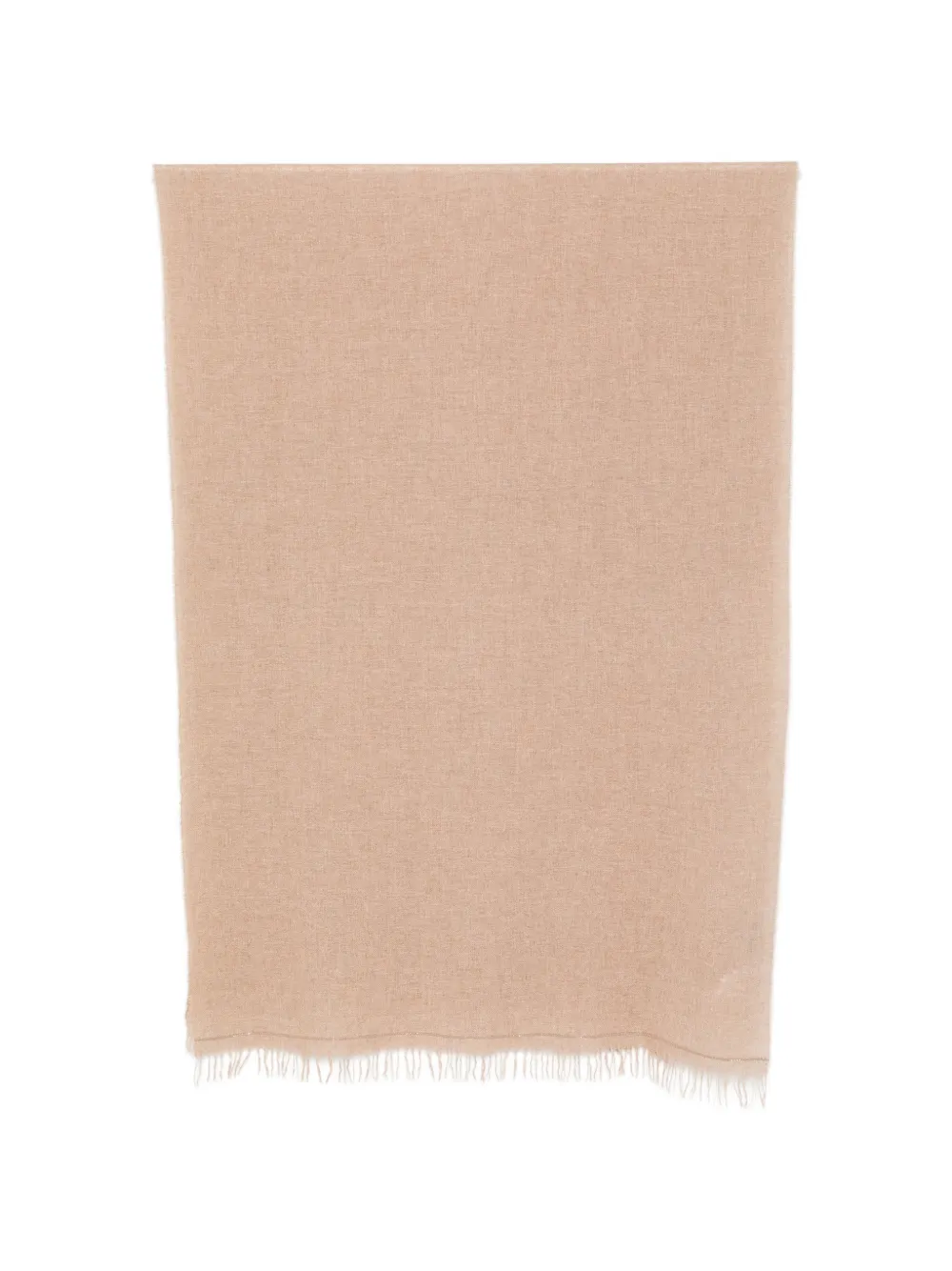 Fabiana Filippi fringed-edge scarf - Nude