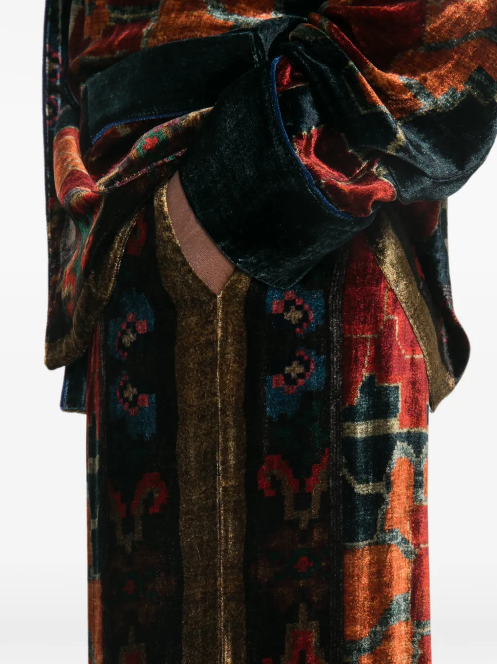 Pierre-Louis Mascia Kanada broek met geometrisch patroon Rood