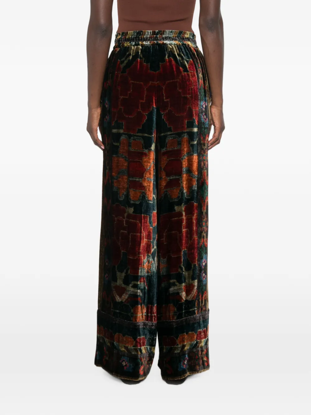 Pierre-Louis Mascia Kanada broek met geometrisch patroon Rood