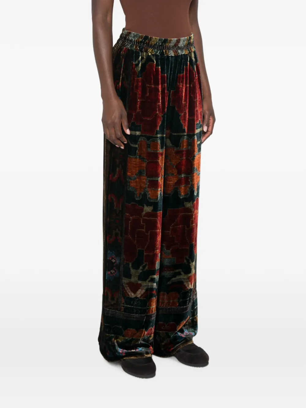 Pierre-Louis Mascia Kanada broek met geometrisch patroon Rood