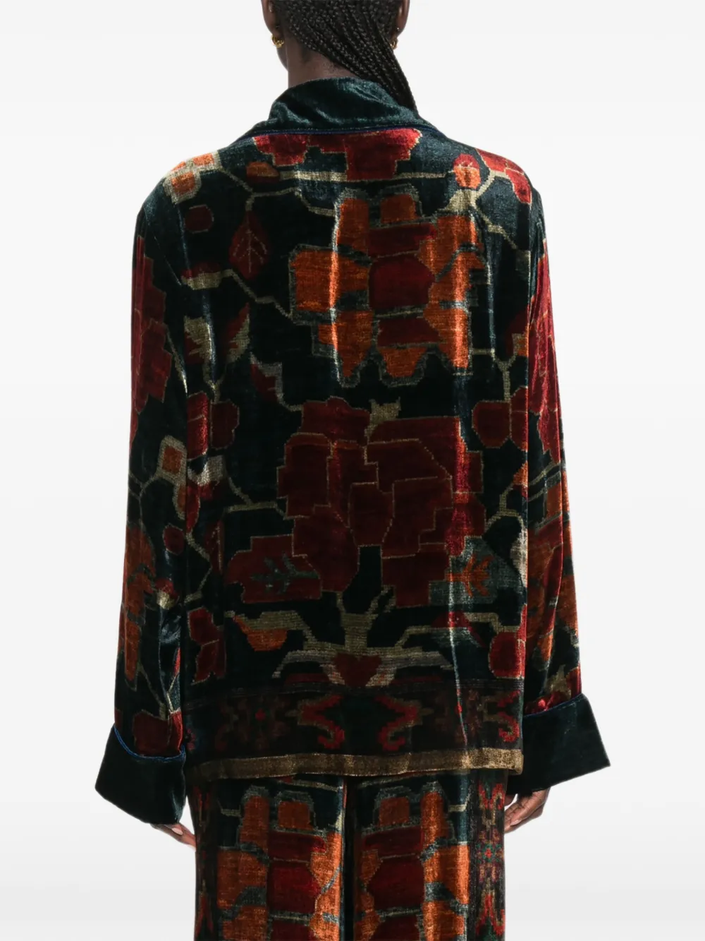 Pierre-Louis Mascia Kanpur jack met geometrische print Rood
