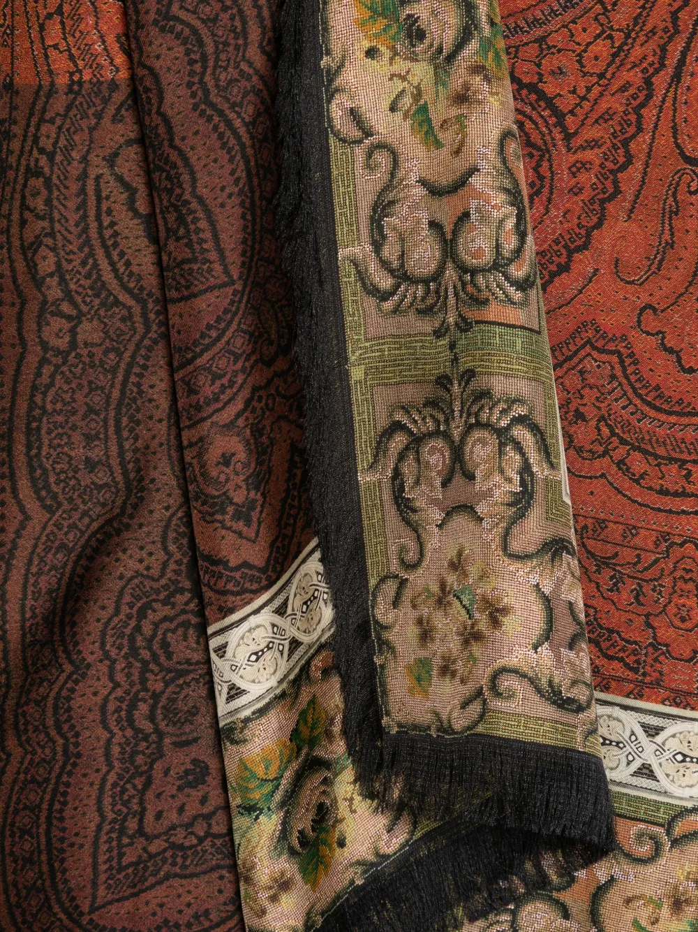 Pierre-Louis Mascia Sjaal met paisley-print Bruin