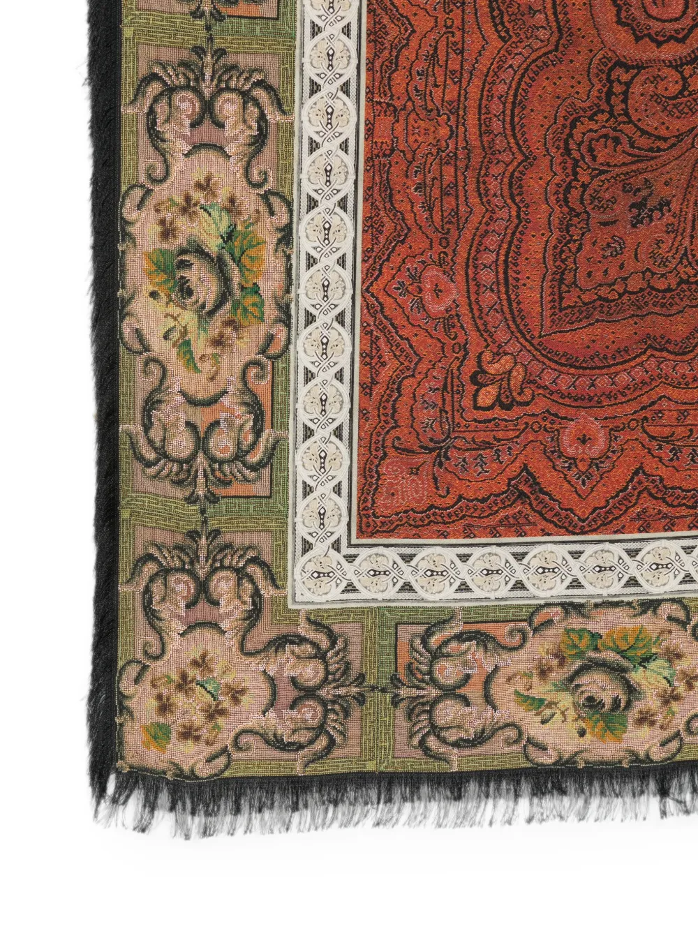Pierre-Louis Mascia Sjaal met paisley-print Bruin
