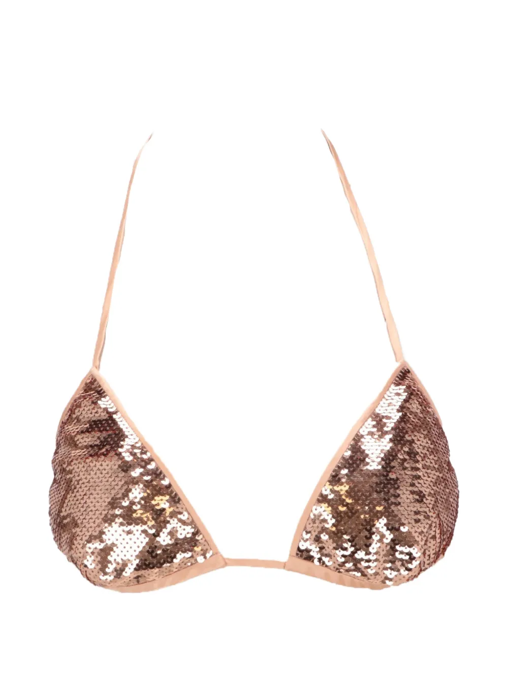 TOM FORD sequin-embellished triangle bra - Rosa