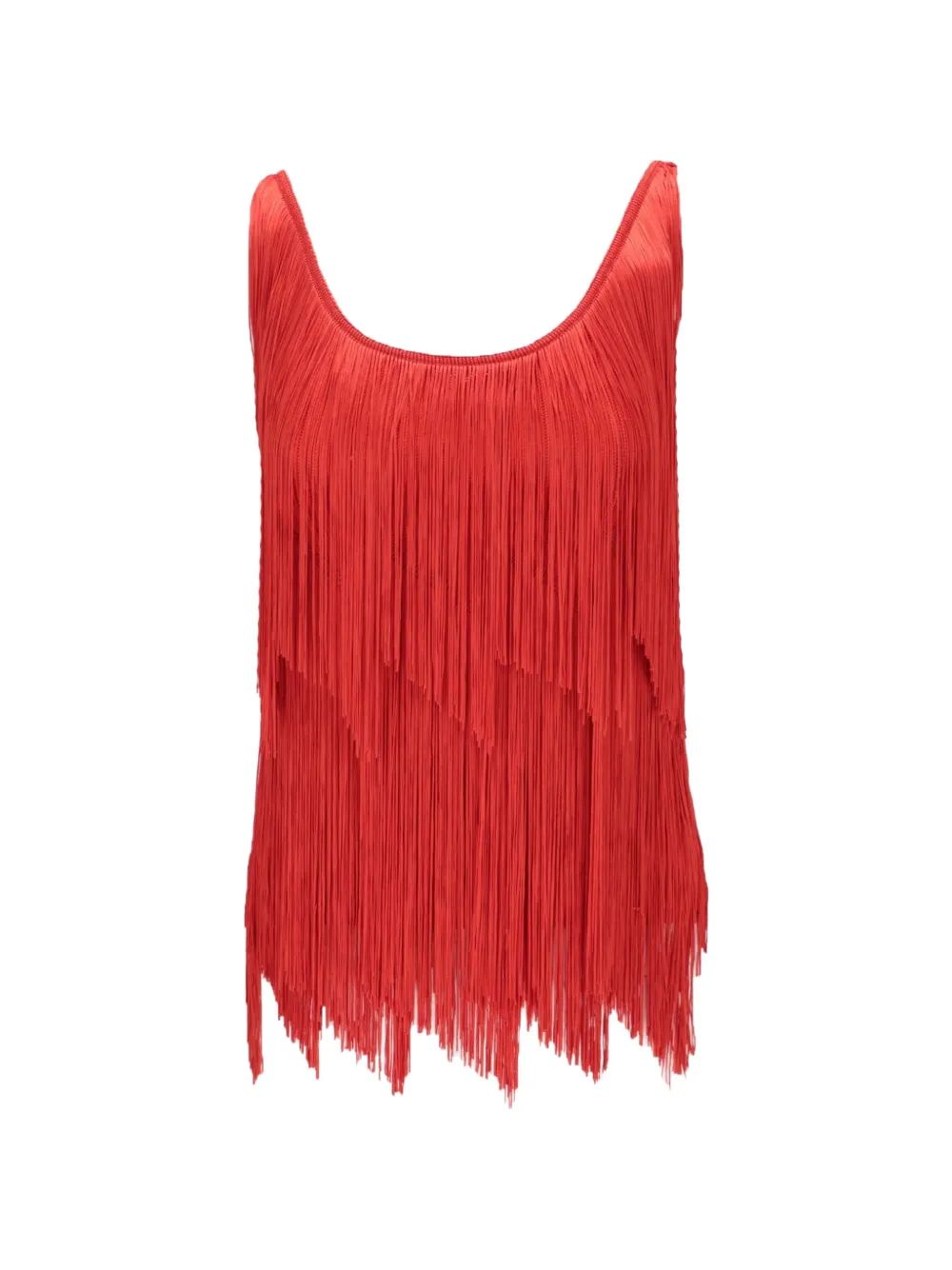 TOM FORD fringe-detailed top - Red