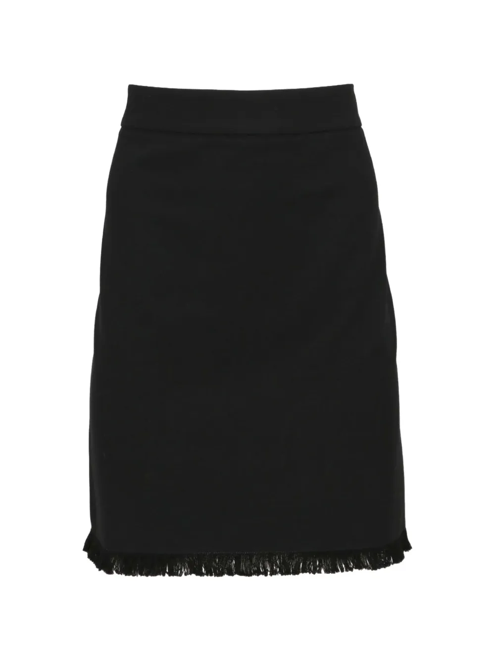 TOM FORD fringed-hem mini skirt - Schwarz