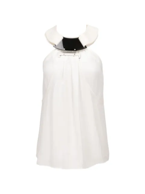 TOM FORD hardware-detail halterneck blouse