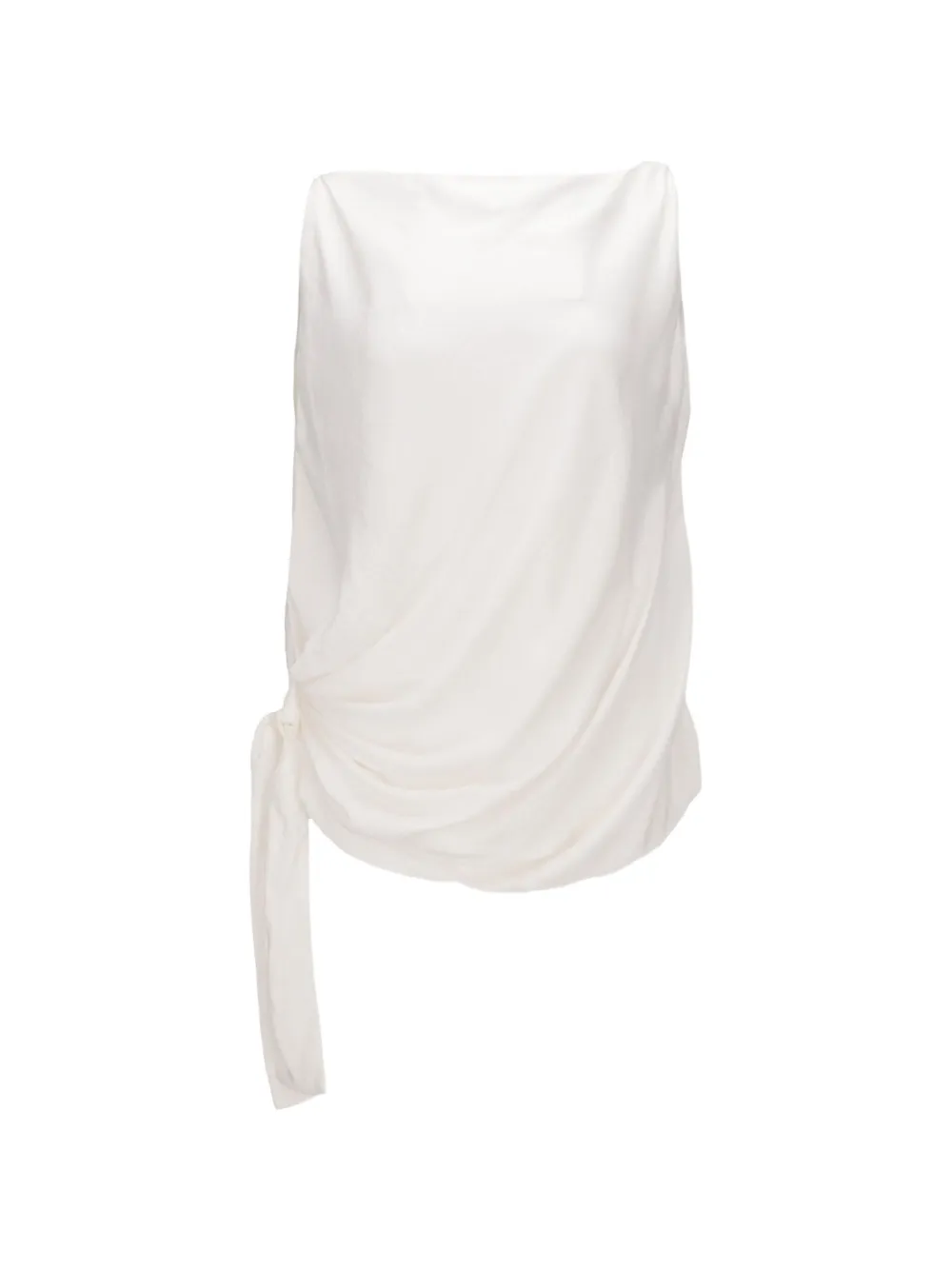 TOM FORD draped tie-detail blouse - Bianco