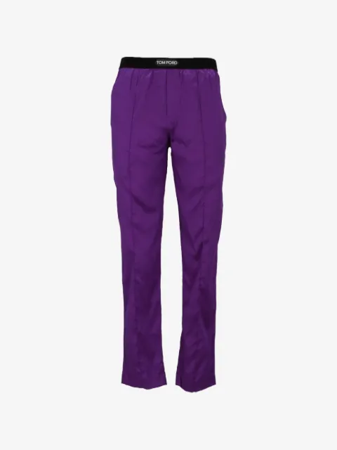 TOM FORD logo-waistband pajama bottoms 