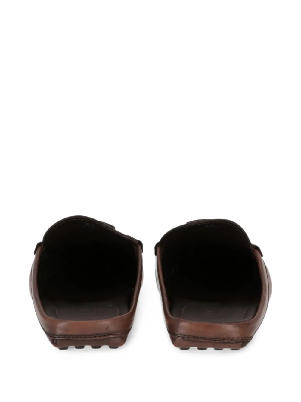 Tod's T Timeless leather loafers Bruin