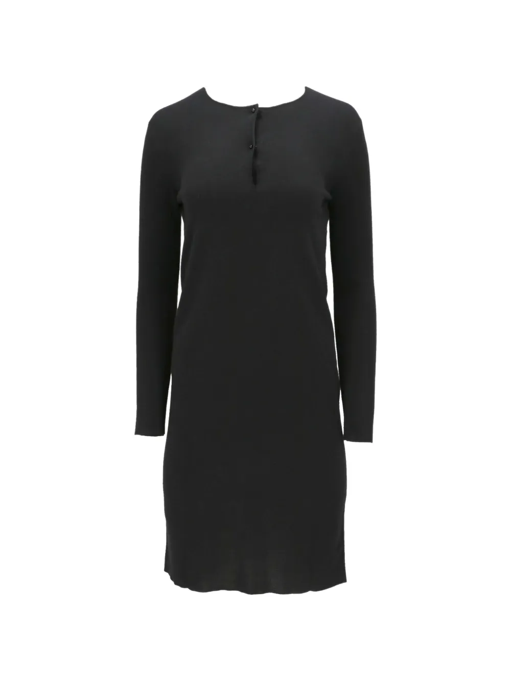 TOM FORD long-sleeve buttoned mini dress - Nero