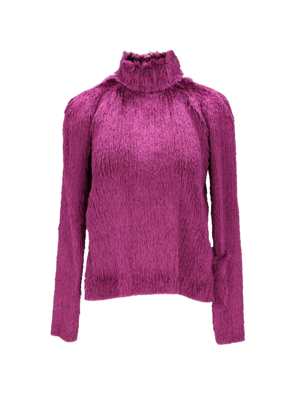 TOM FORD fringed high-neck top - Viola