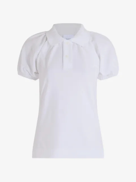 Patou volume-sleeve polo shirt