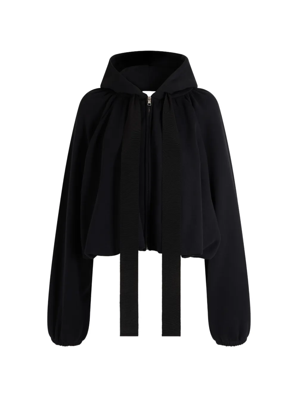 Patou Felpa con cappuccio e zip - Nero