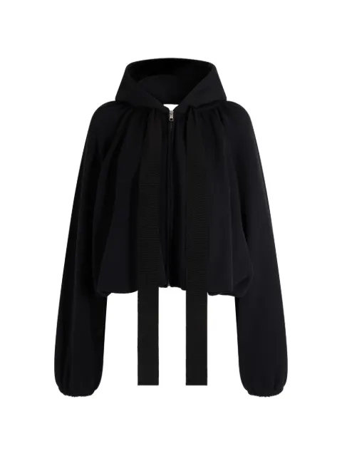 Patou zip-up hooded hoodie