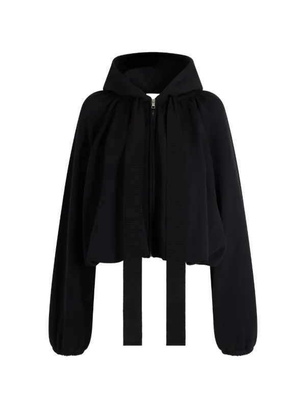 Patou ジップアップ パーカー | ブラック | FARFETCH JP