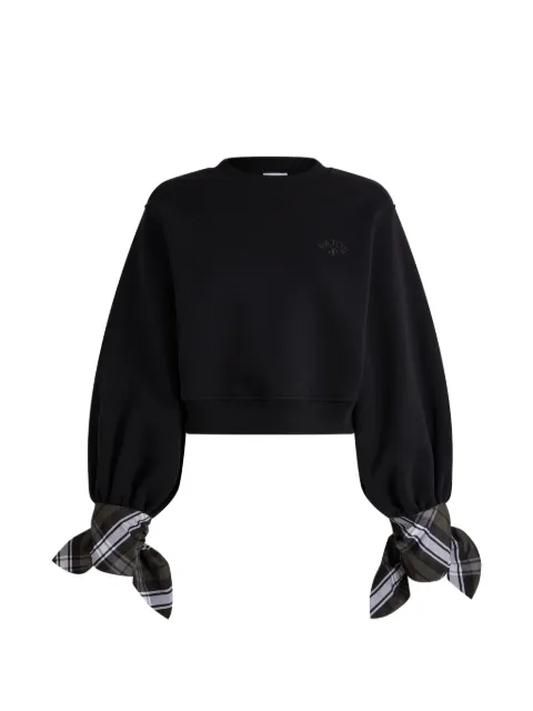 Patou sudadera corta con volantes en las mangas